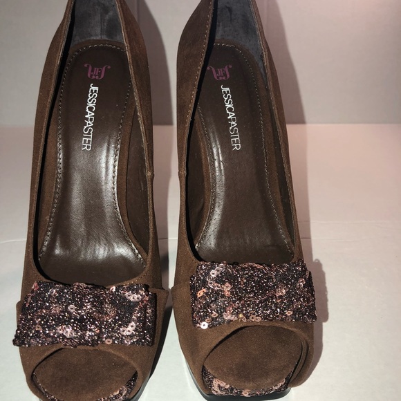Jessica Paster For JustFab Size 6 Platform Pumps - Picture 5 of 7